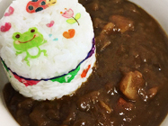 カレーライスを可愛く