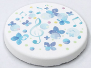 ニオンケミカー株式会社販売のラムネにインクジェットプリント。ロゴを文字プリント