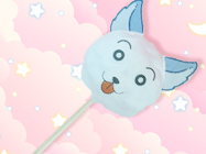 すたっしゅシートで綿菓子を可愛くデコレーション